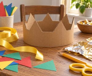 how to make a crown from cardboard