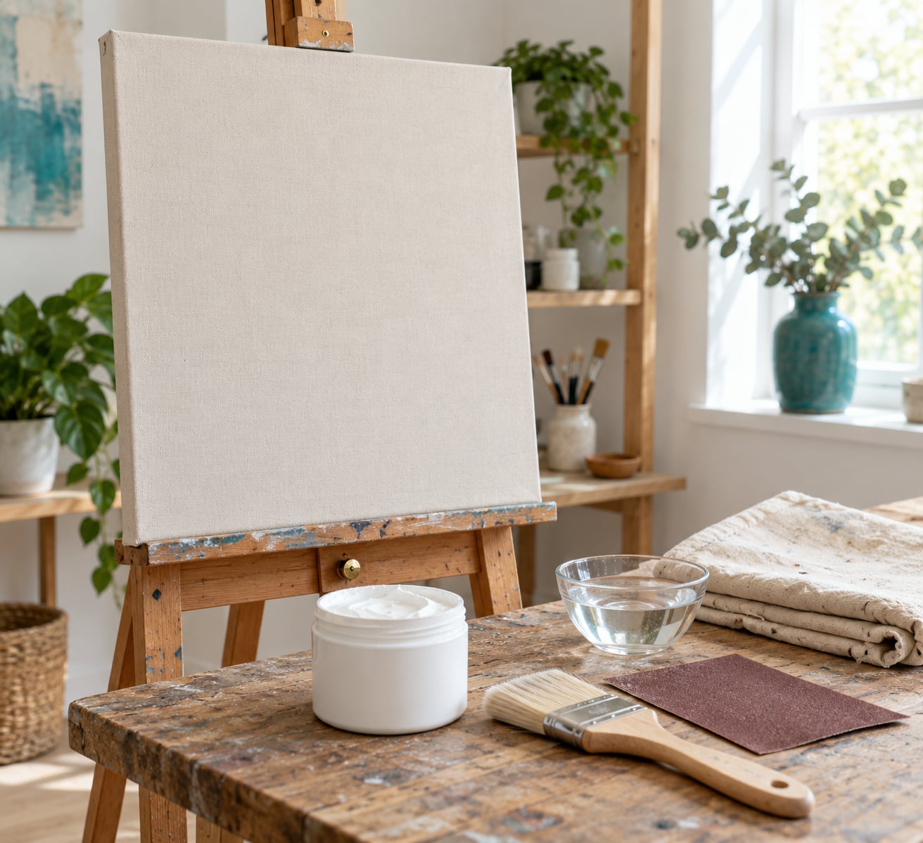 how to prime a canvas for acrylic paint