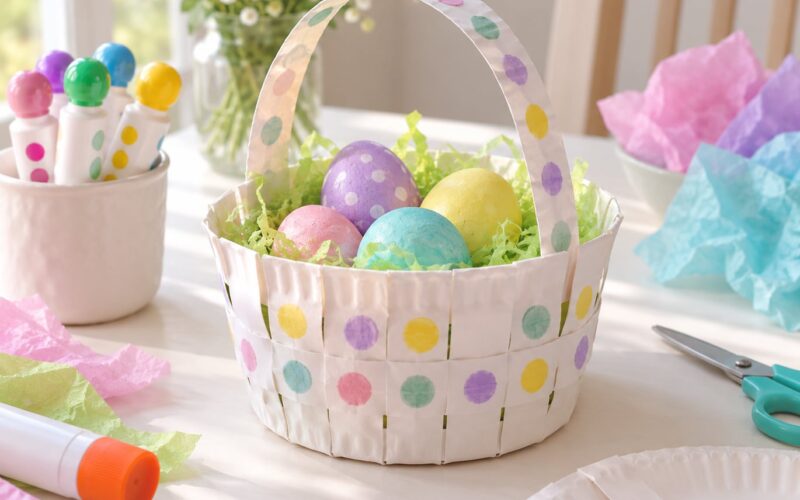 How to Make an Easter Basket from a Paper Plate (2026)