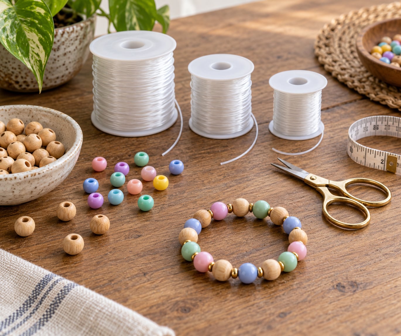 what size elastic cord to use for kids bracelets
