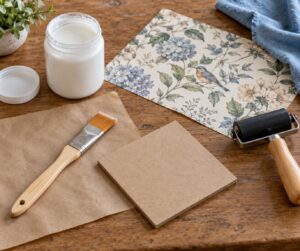how to use mod podge without bubbles