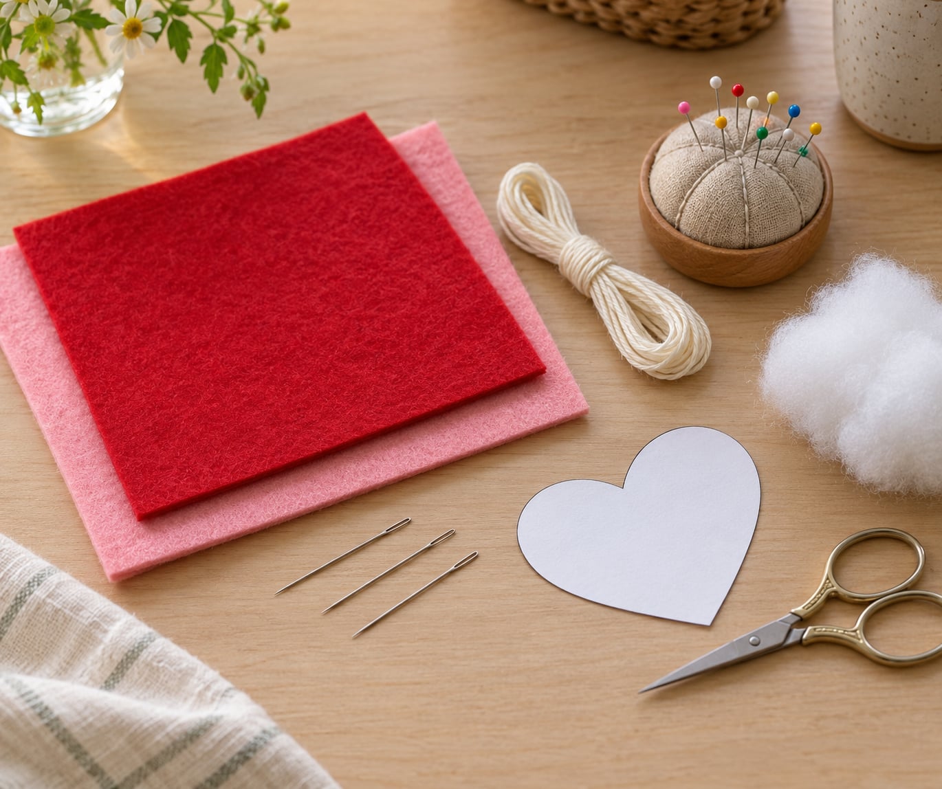 how to sew felt by hand for beginners