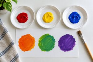 how to explain primary and secondary colors to kids