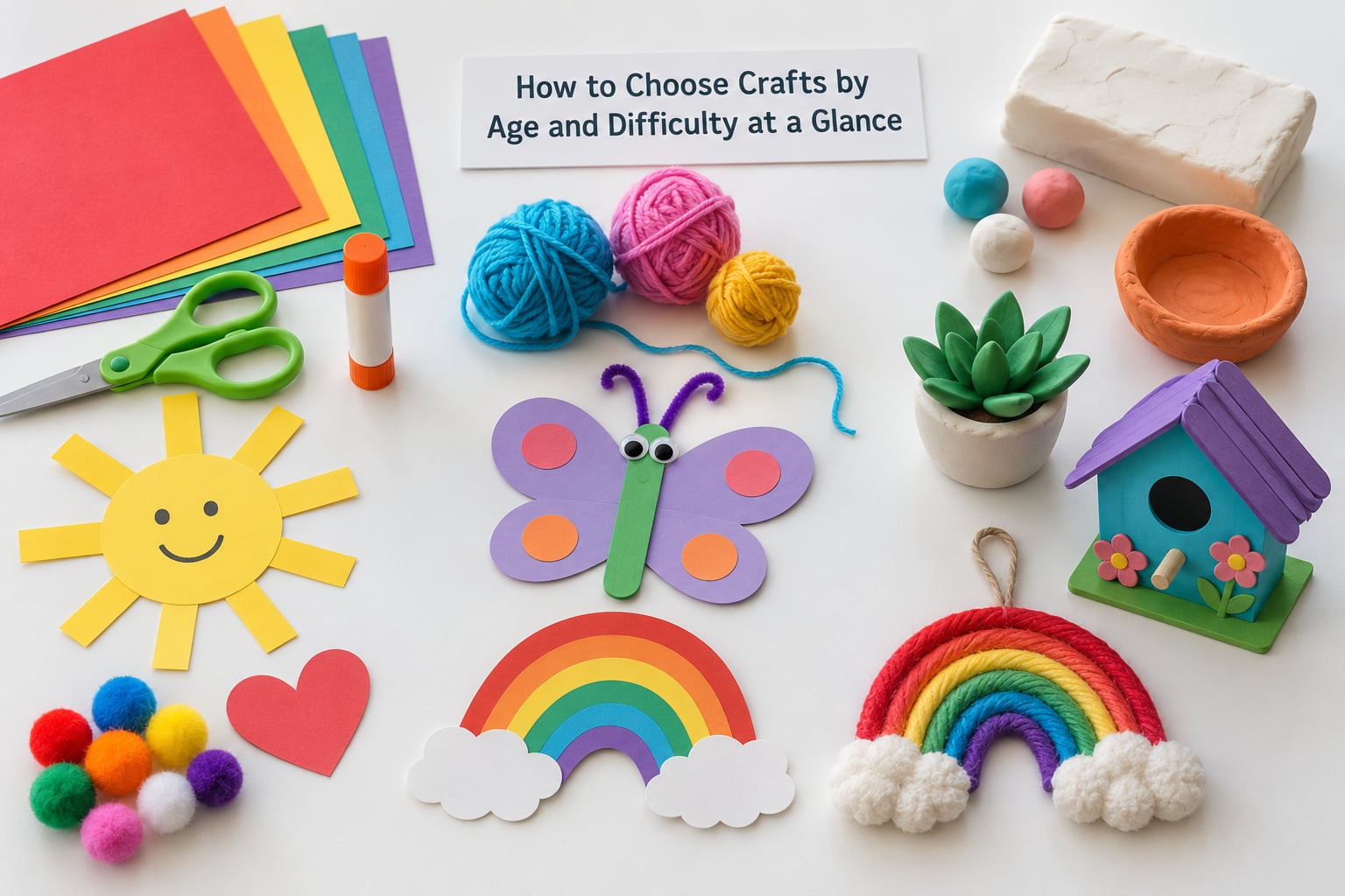 How to Choose Crafts by Age and Difficulty at a Glance