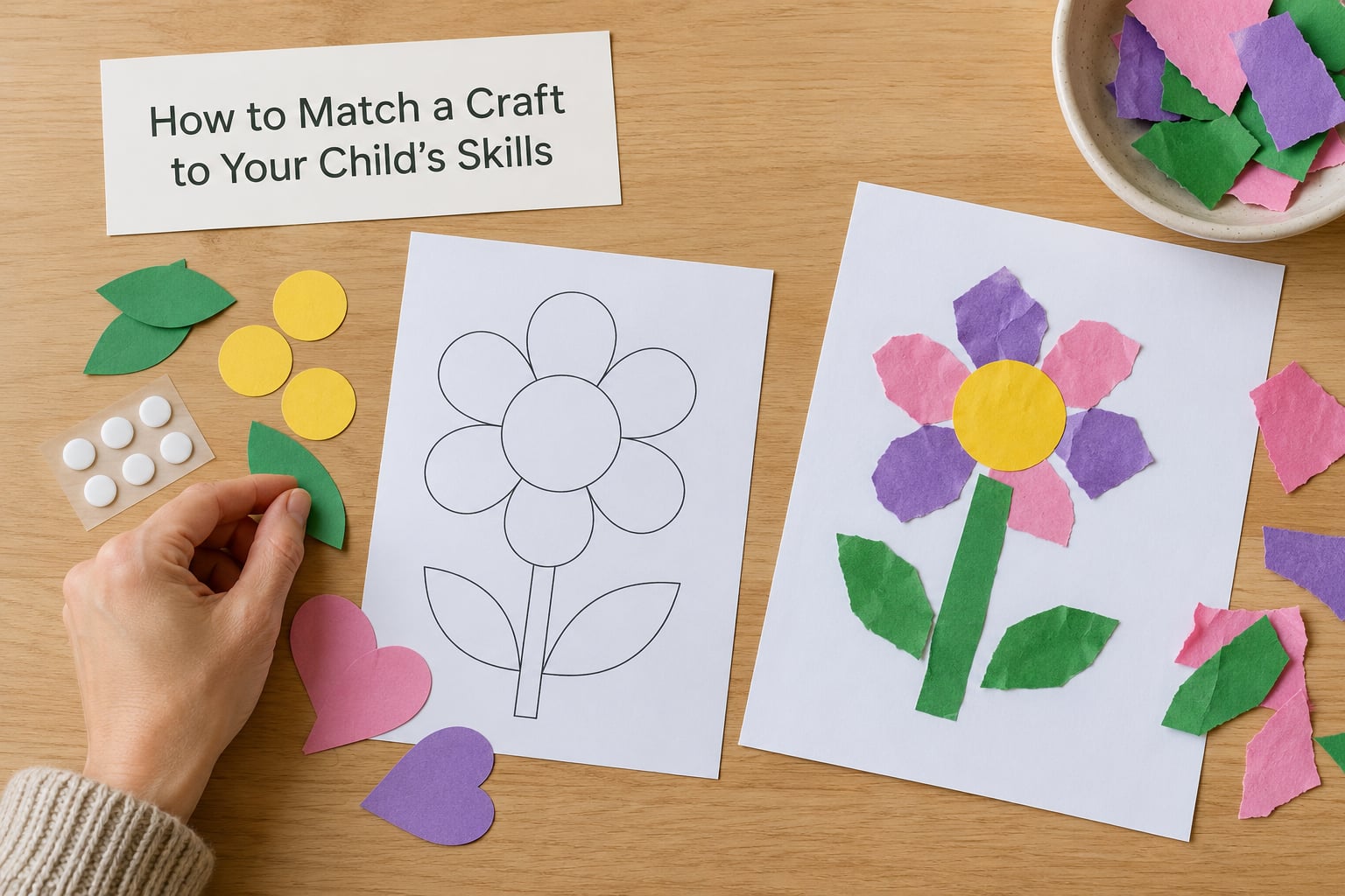 How to Match a Craft to Your Child's Skills