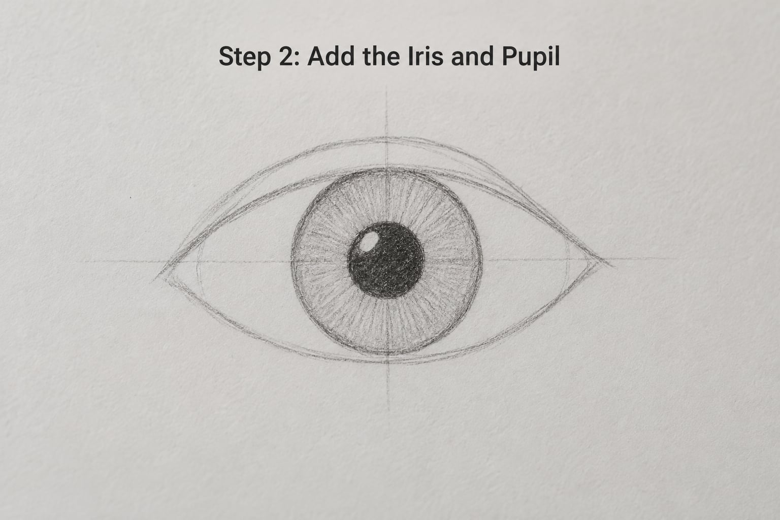 Step 2: Add the Iris and Pupil