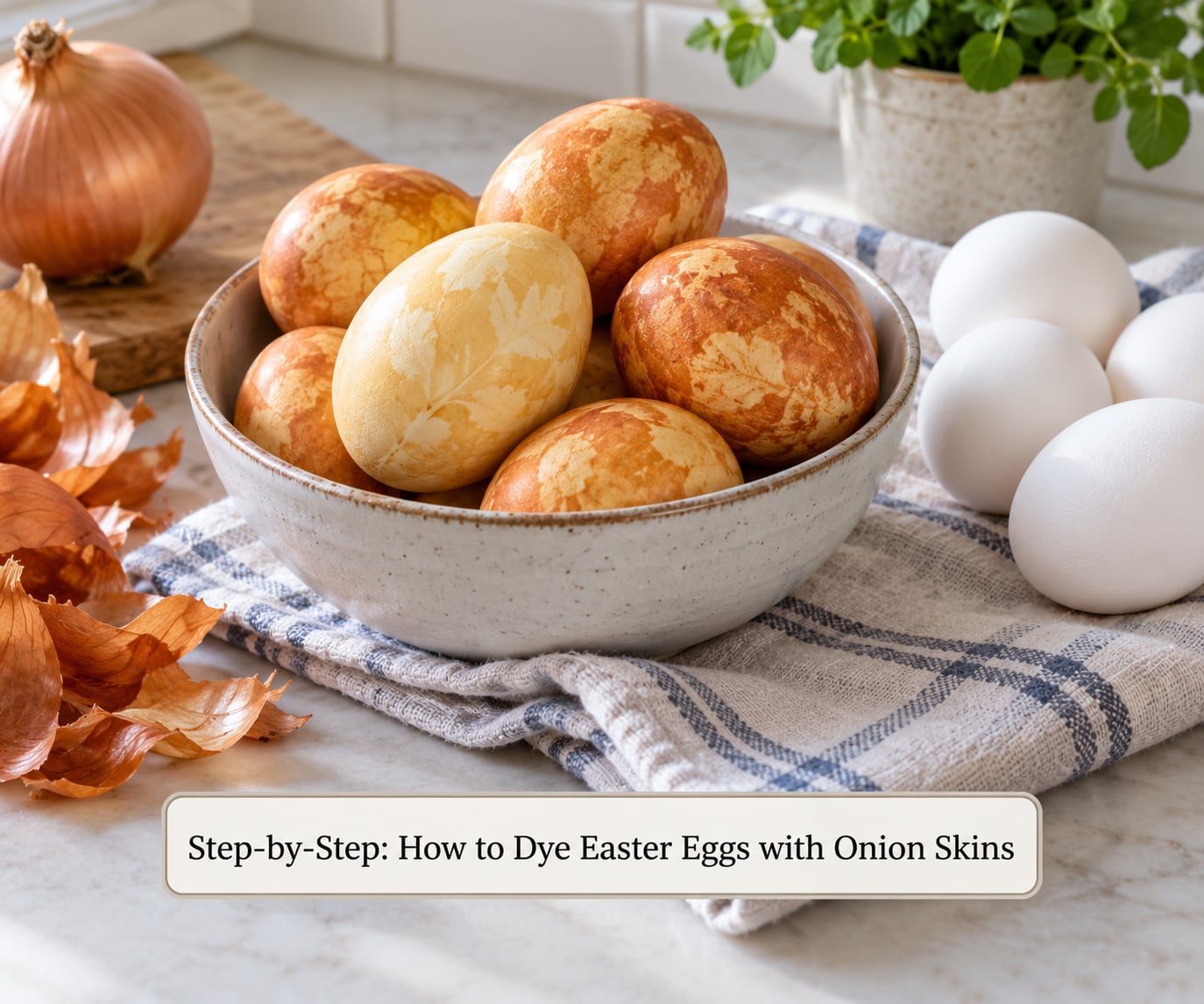 Step-by-Step: How to Dye Easter Eggs with Onion Skins