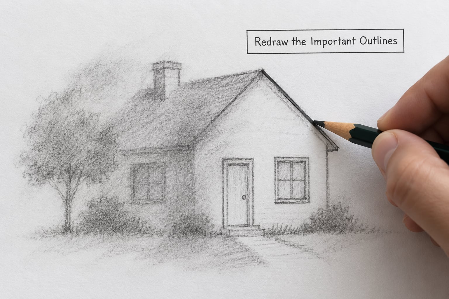 Redraw the Important Outlines