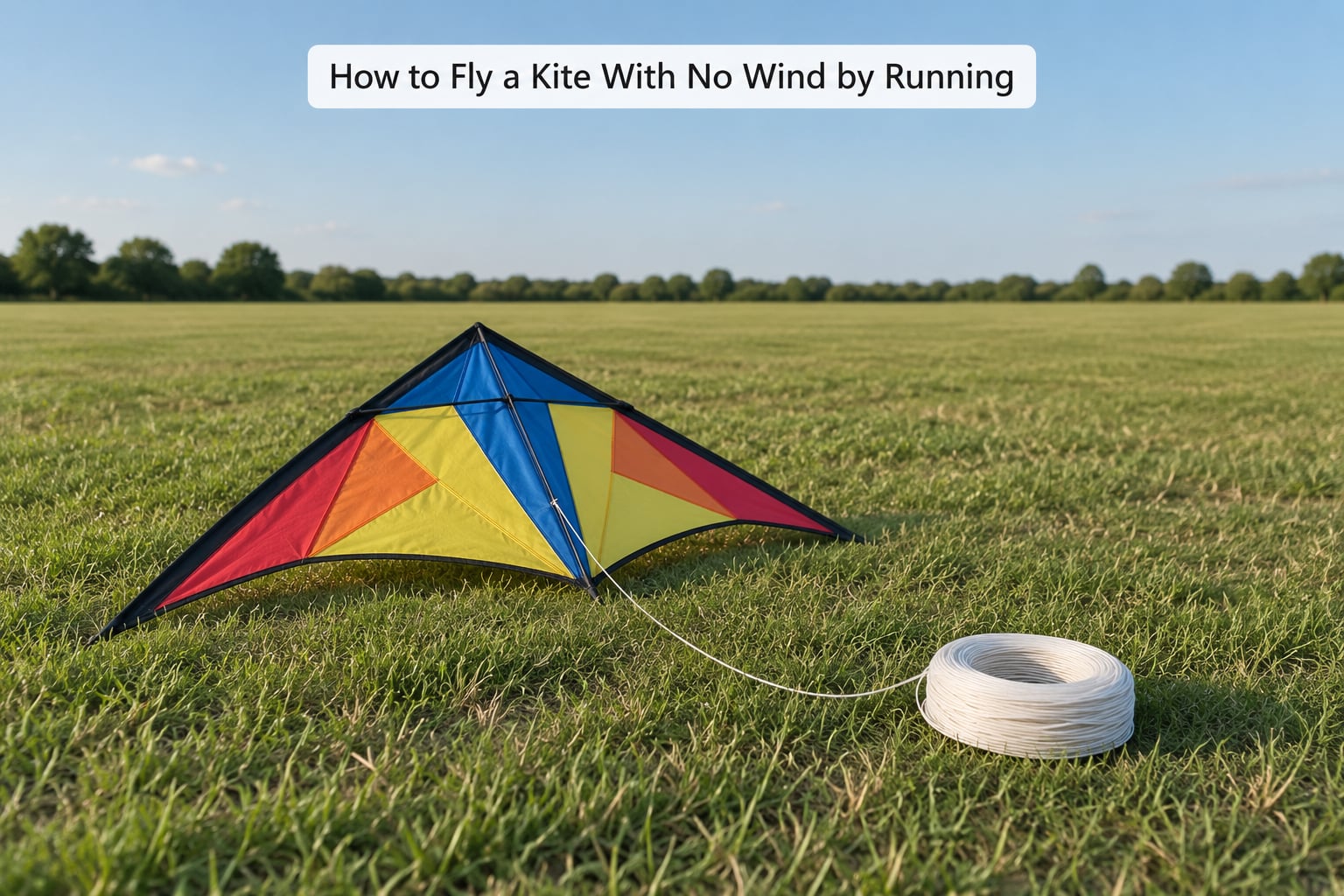 How to Fly a Kite With No Wind by Running