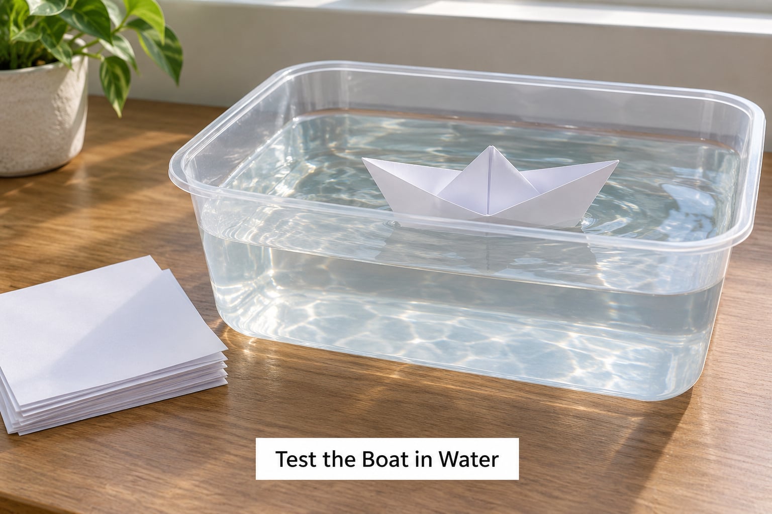 Test the Boat in Water