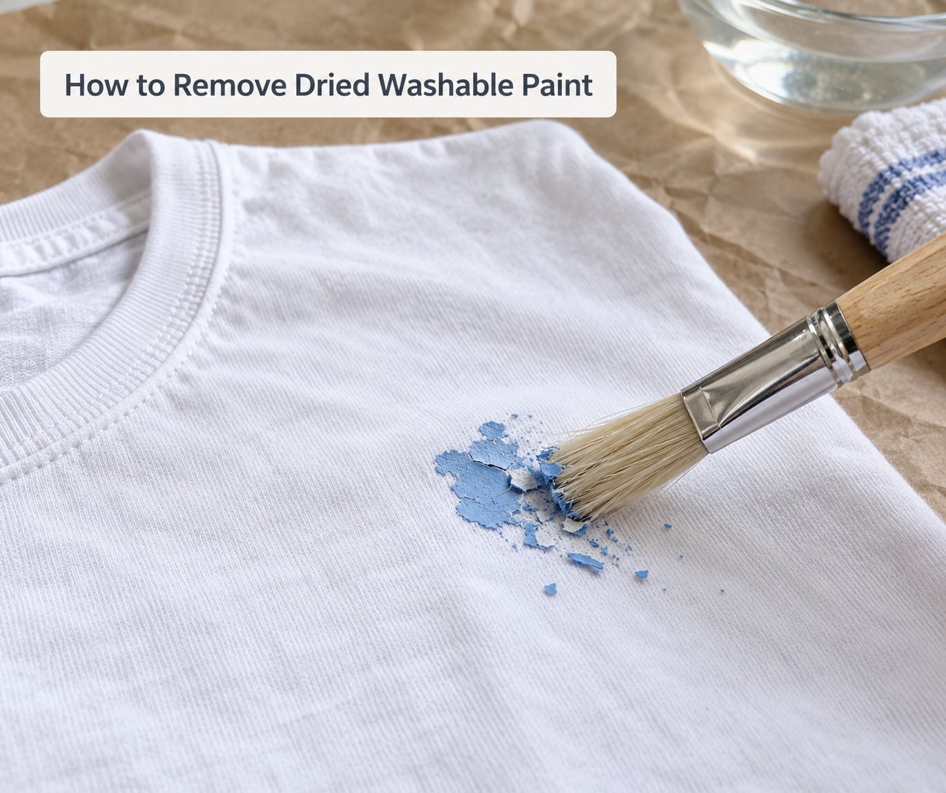 How to Remove Dried Washable Paint