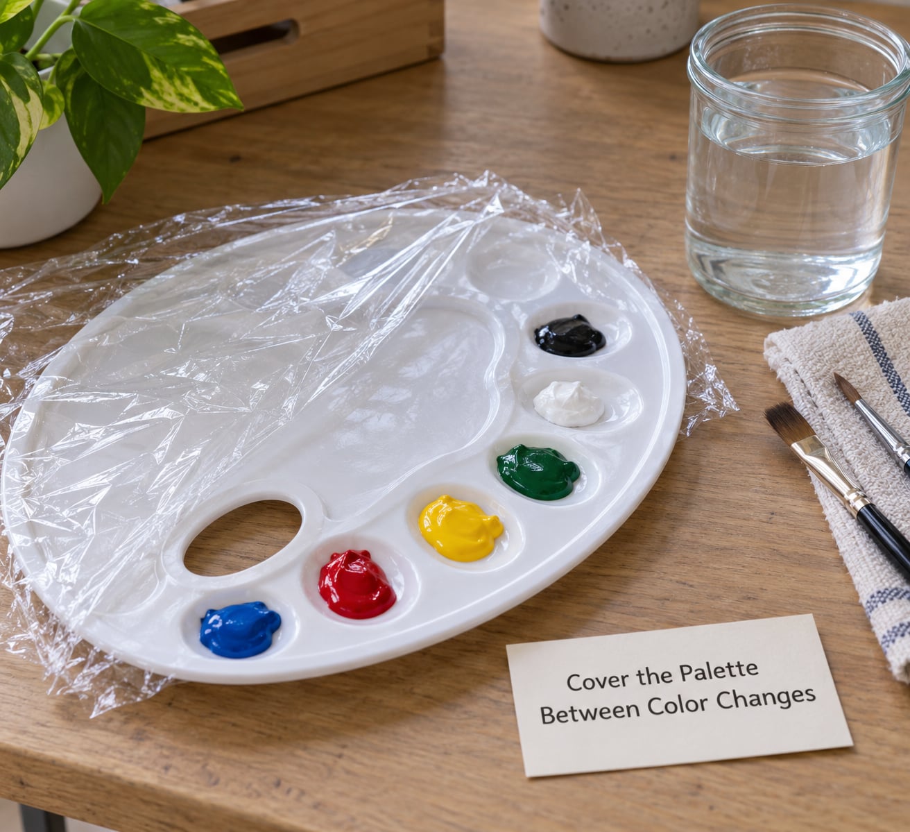 Cover the Palette Between Color Changes