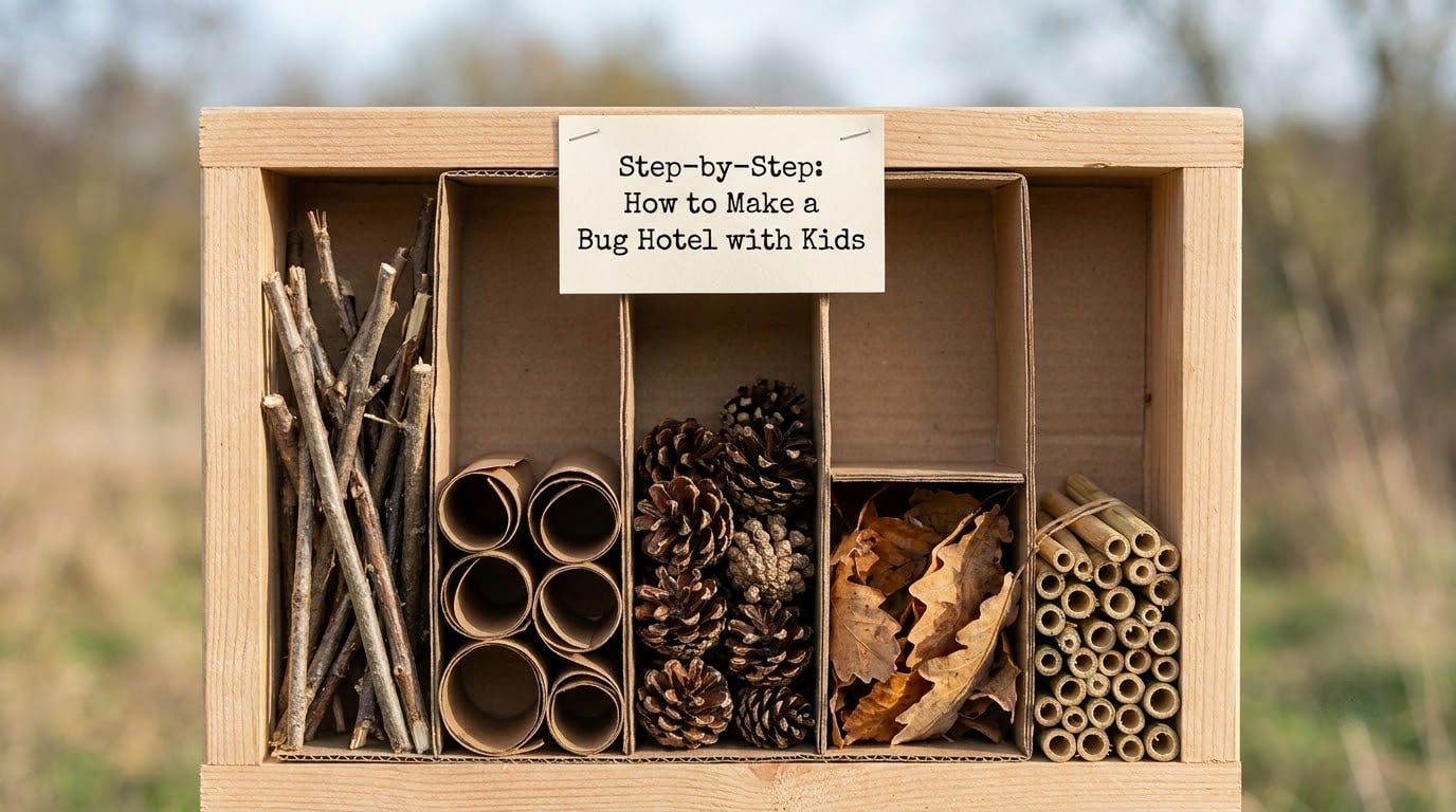 Step-by-Step: How to Make a Bug Hotel with Kids