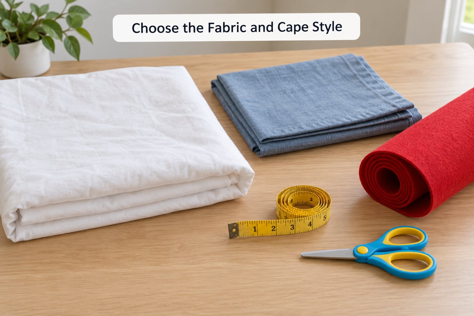 Choose the Fabric and Cape Style