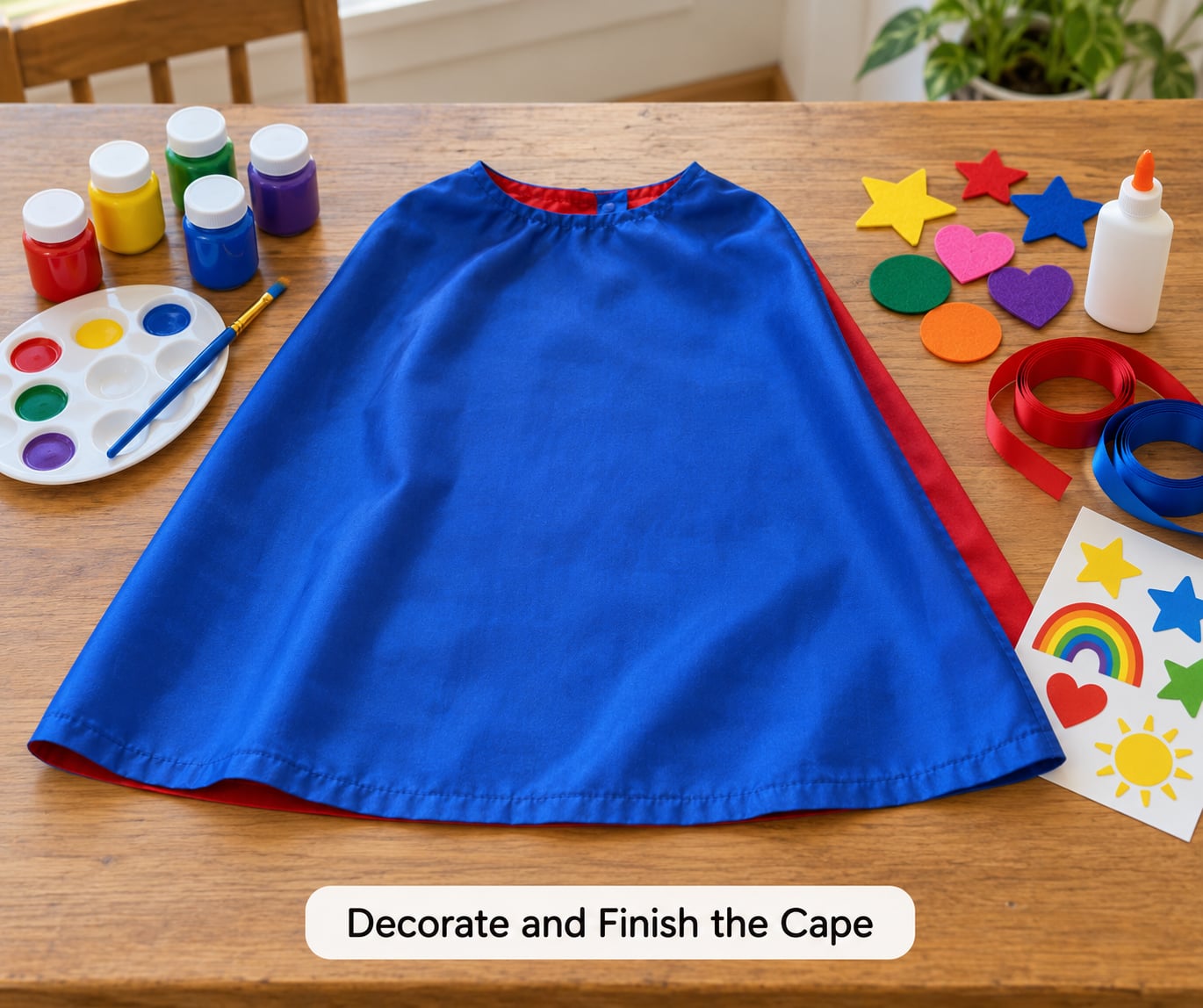 Decorate and Finish the Cape