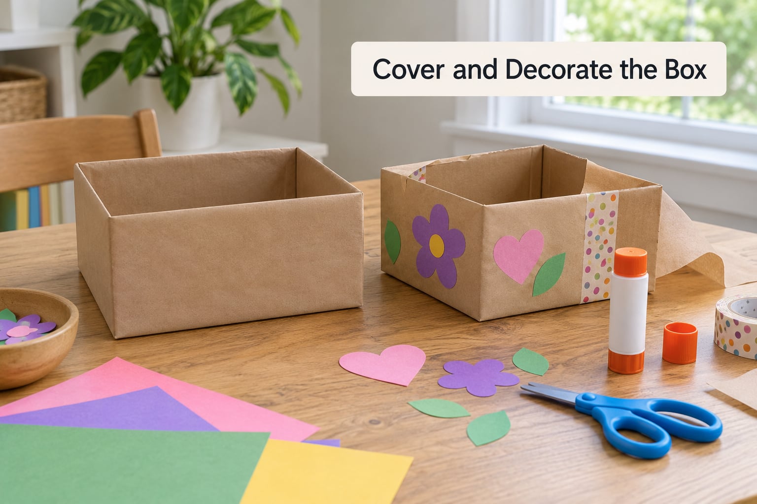 Cover and Decorate the Box