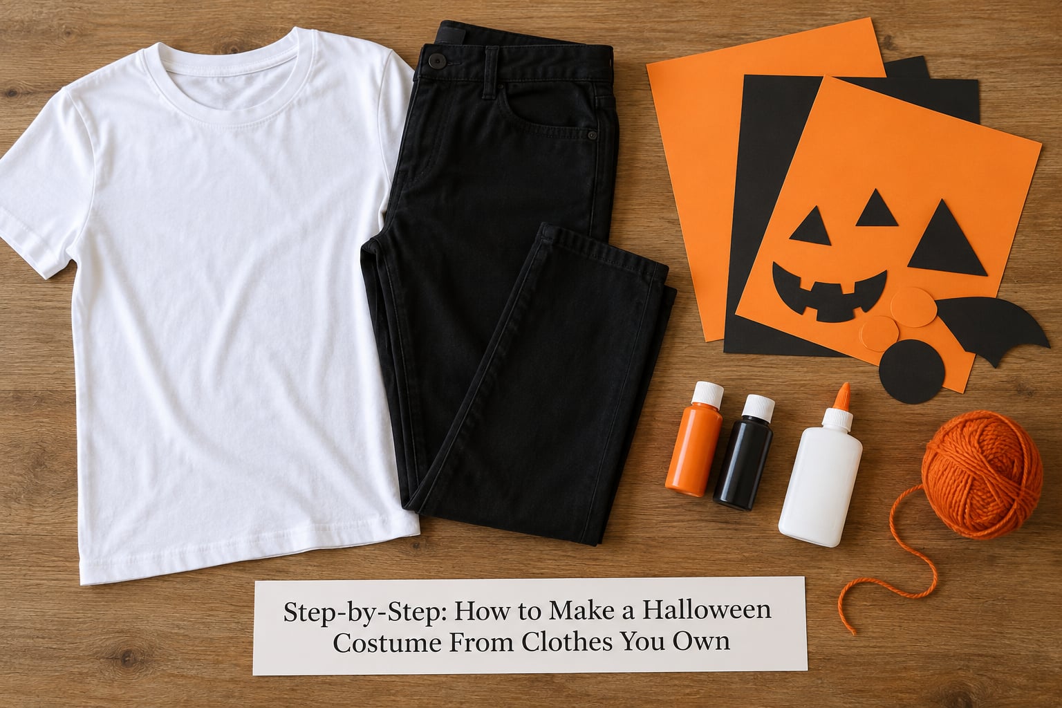 Step-by-Step: How to Make a Halloween Costume From Clothes You Own