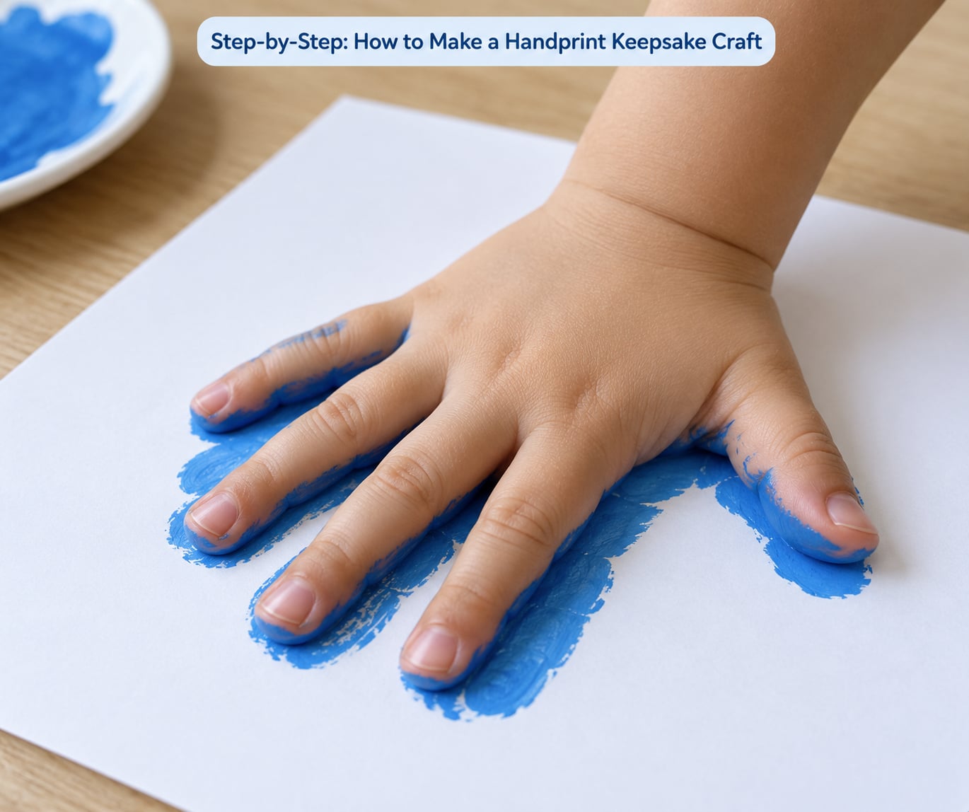 Step-by-Step: How to Make a Handprint Keepsake Craft