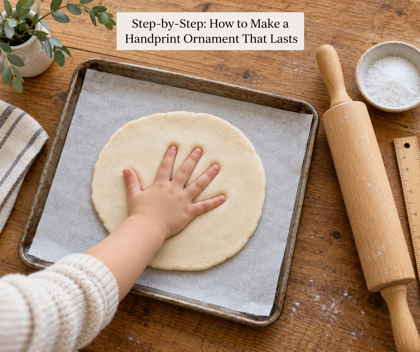 Step-by-Step: How to Make a Handprint Ornament That Lasts