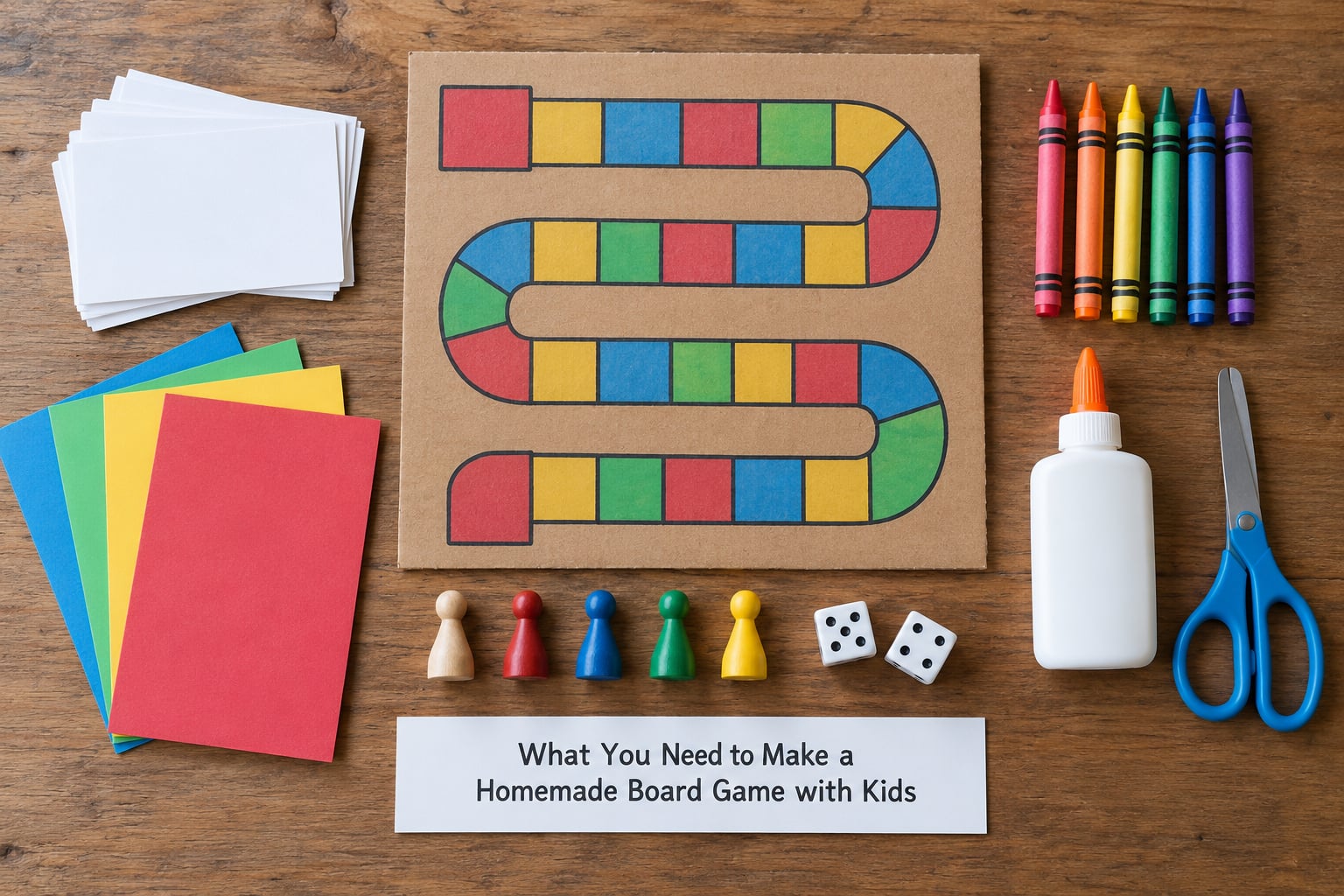 What You Need to Make a Homemade Board Game with Kids