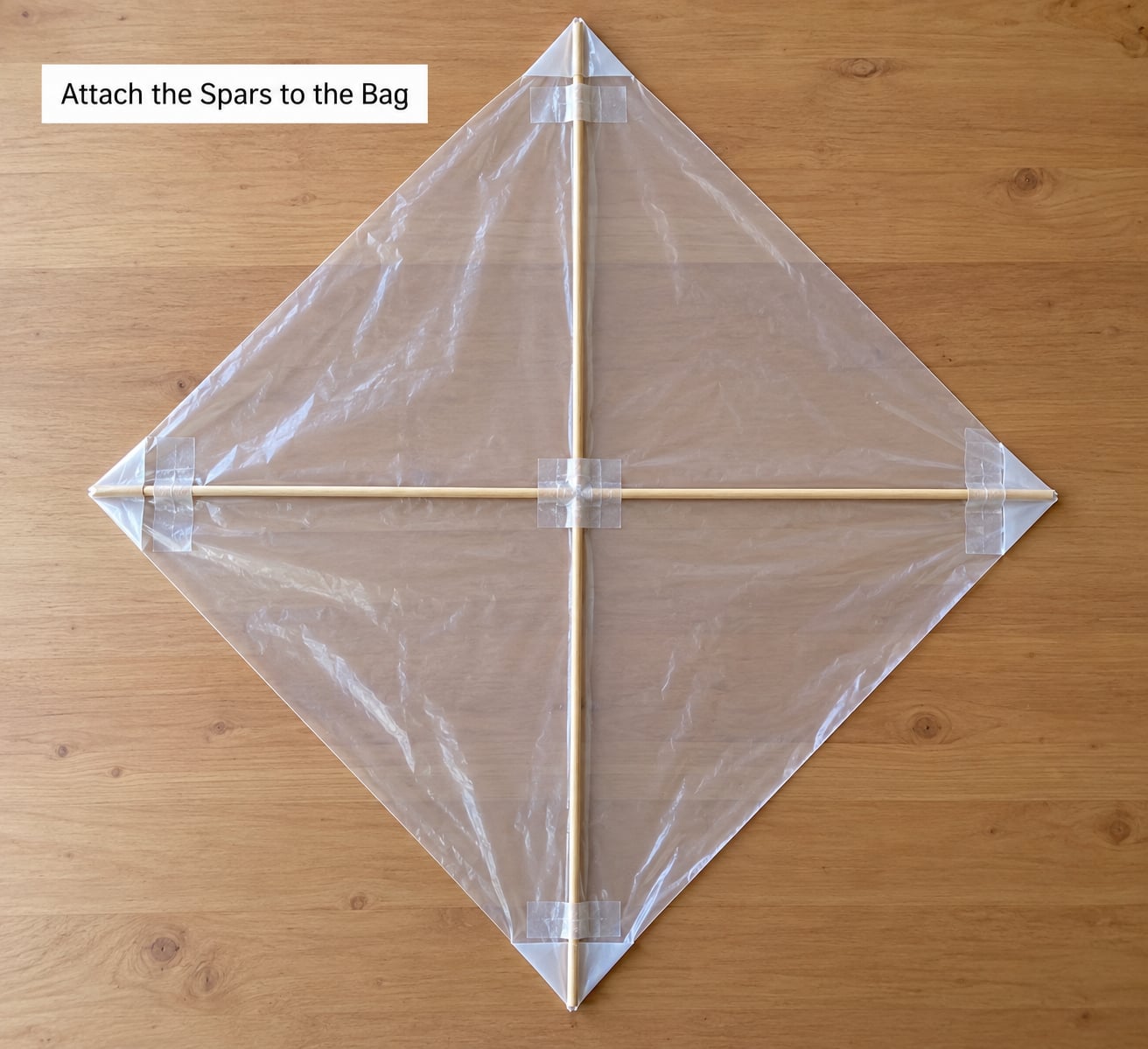 Attach the Spars to the Bag