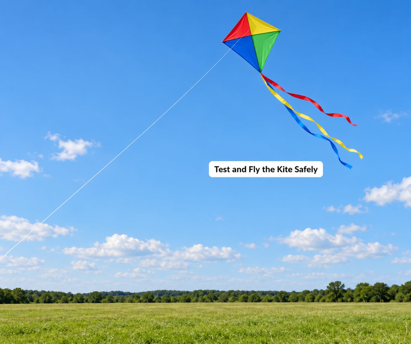 Test and Fly the Kite Safely