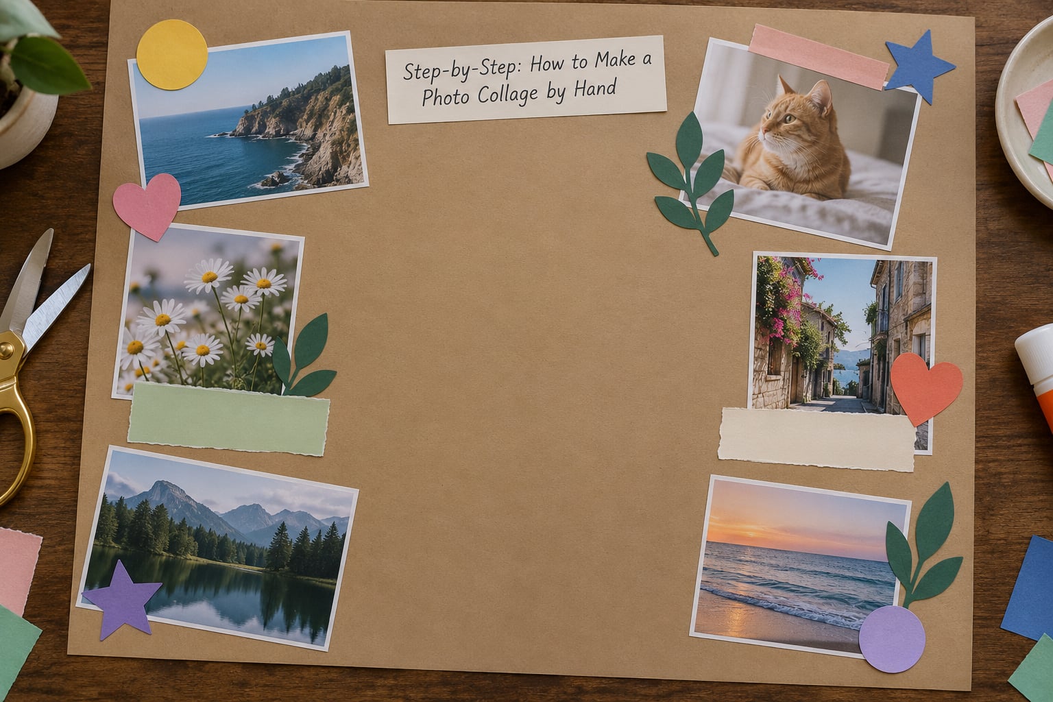 Step-by-Step: How to Make a Photo Collage by Hand