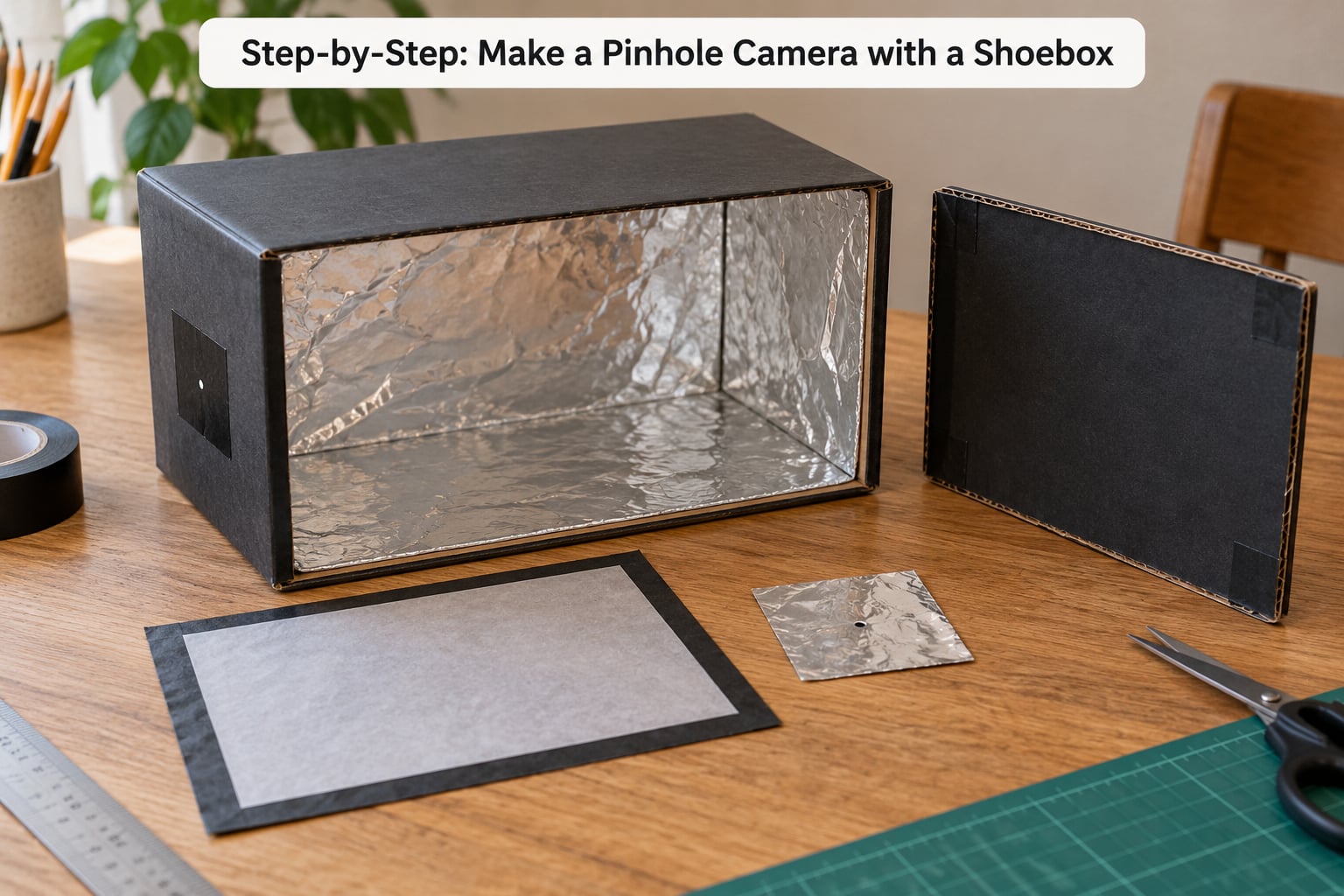 Step-by-Step: Make a Pinhole Camera with a Shoebox