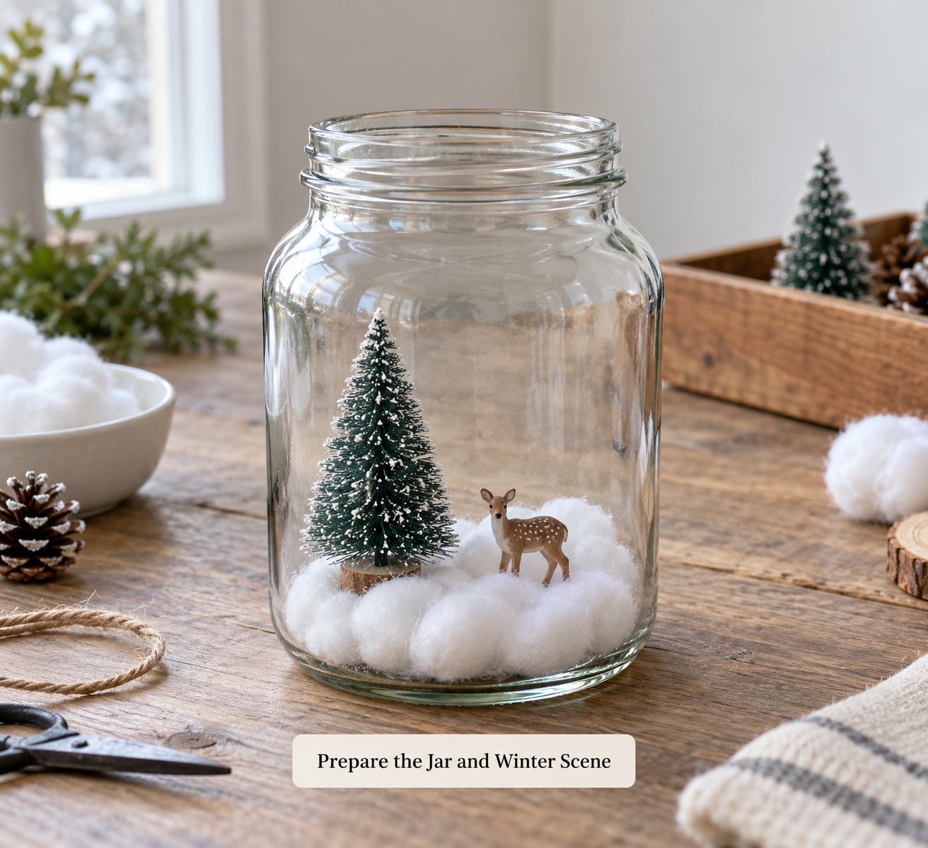 Prepare the Jar and Winter Scene