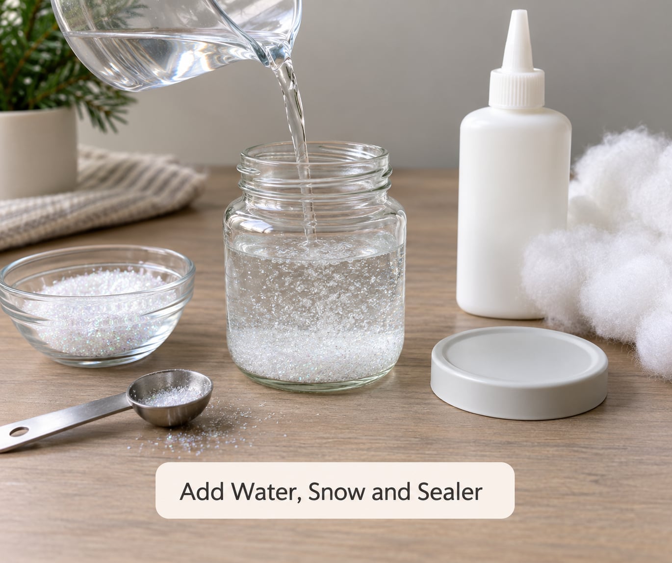 Add Water, Snow and Sealer