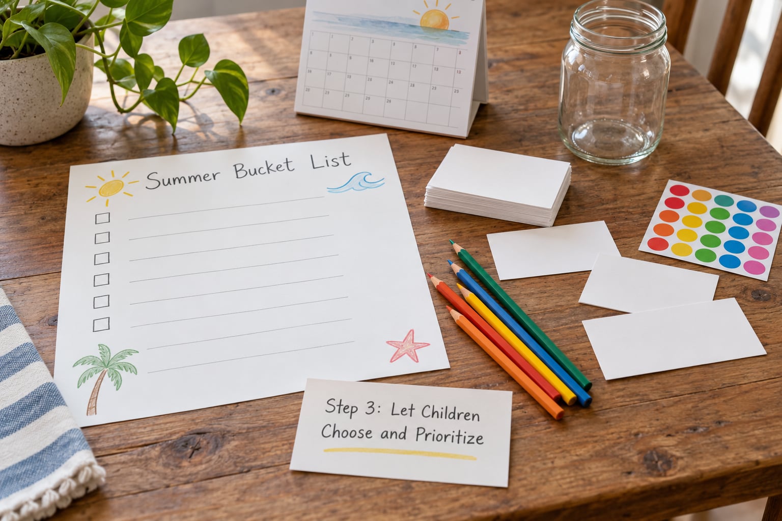 Step 3: Let Children Choose and Prioritize