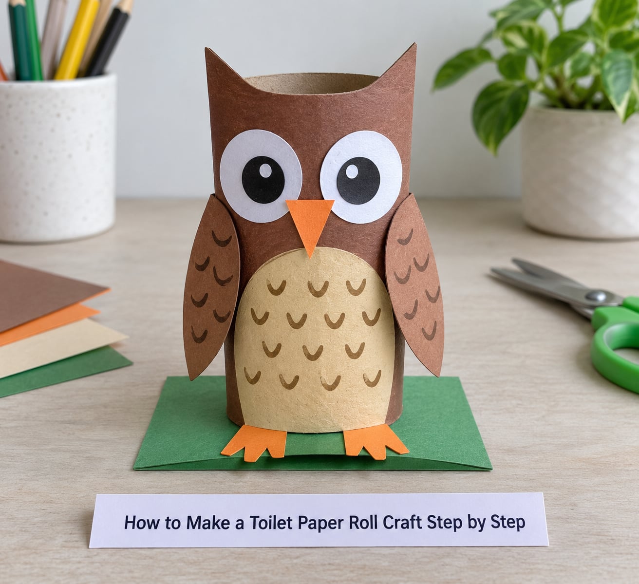 How to Make a Toilet Paper Roll Craft Step by Step