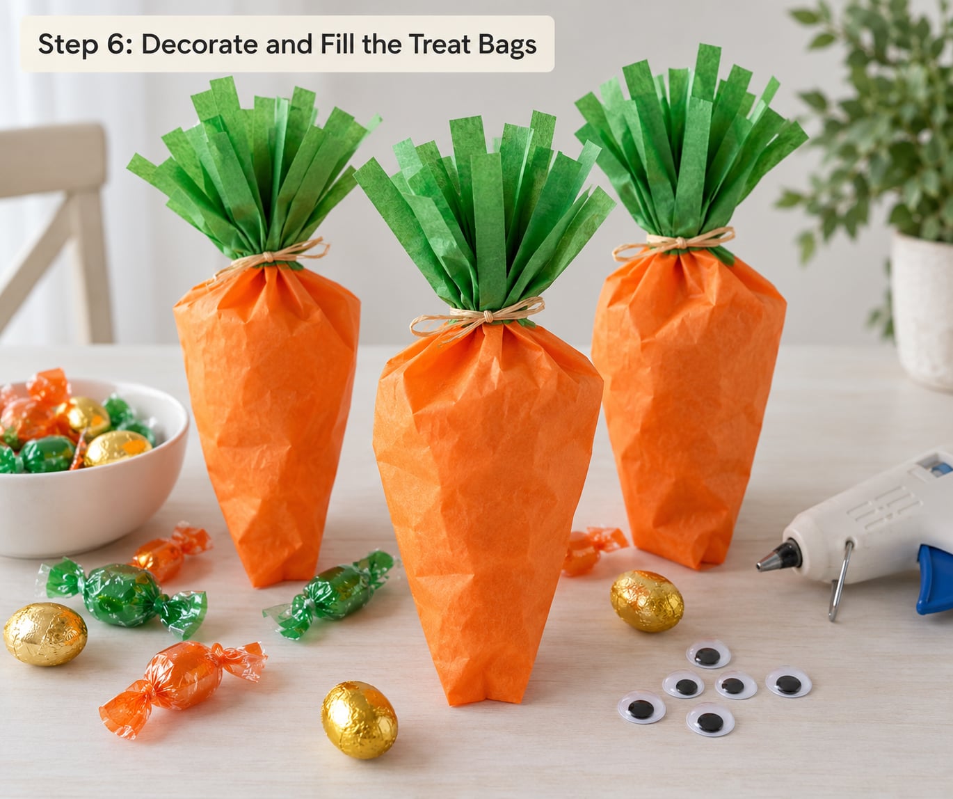 Step 6: Decorate and Fill the Treat Bags