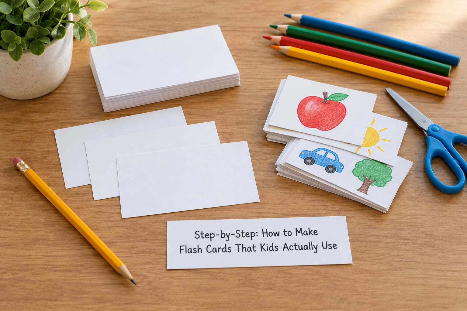 Step-by-Step: How to Make Flash Cards That Kids Actually Use