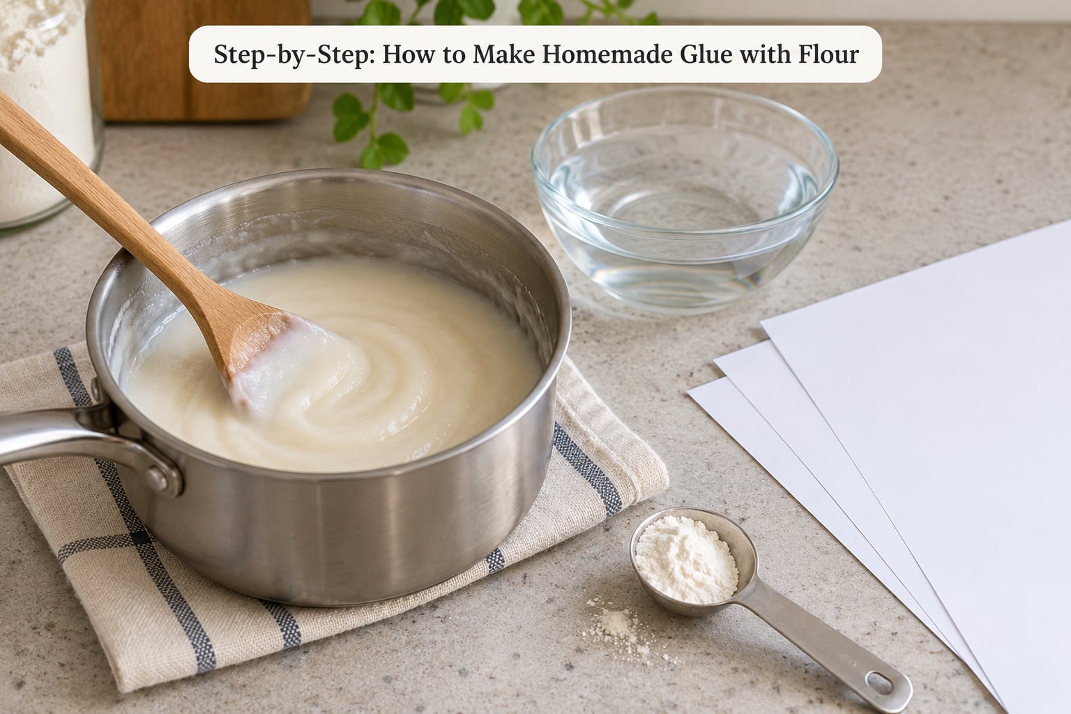 Step-by-Step: How to Make Homemade Glue with Flour
