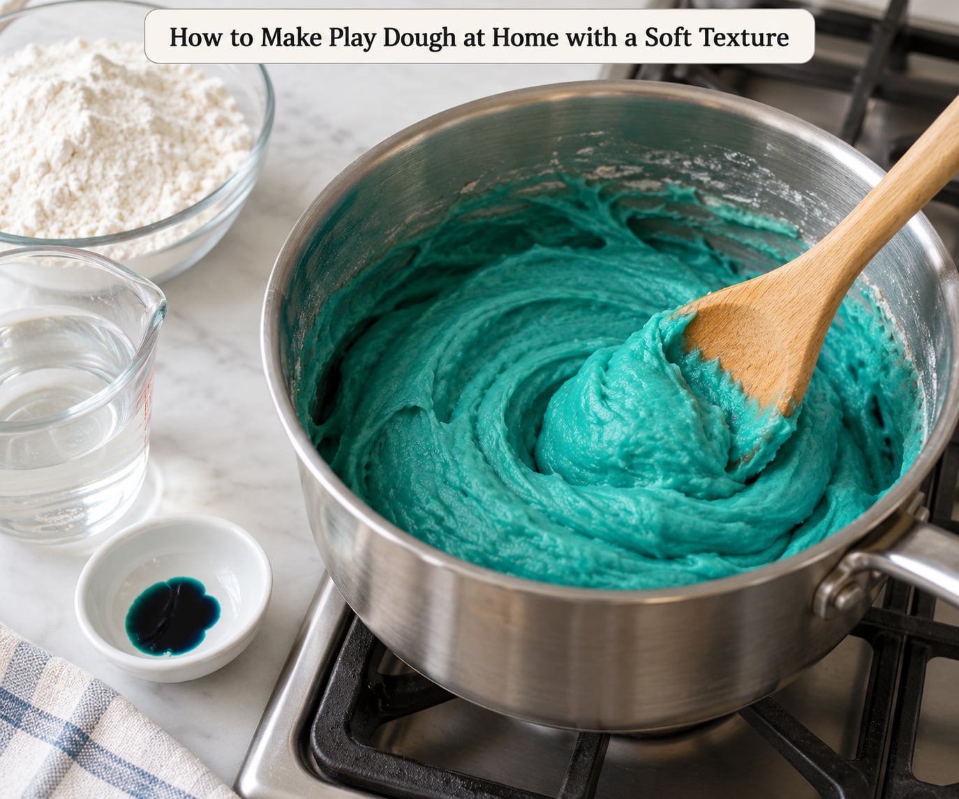 How to Make Play Dough at Home with a Soft Texture