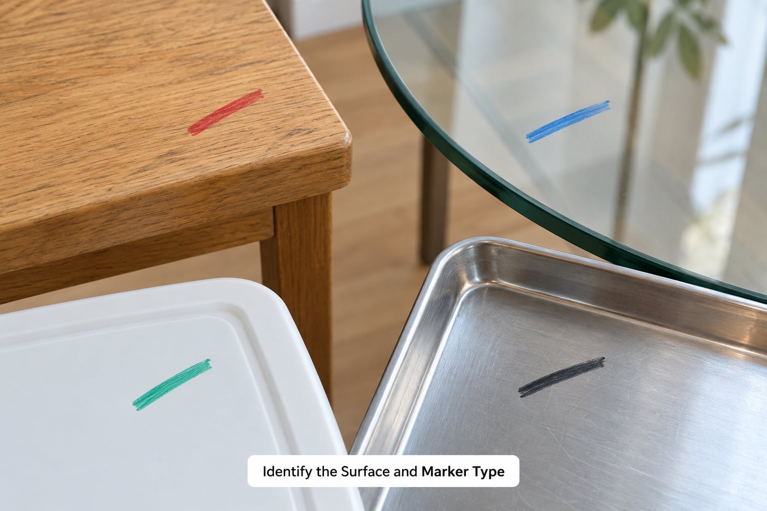 Identify the Surface and Marker Type
