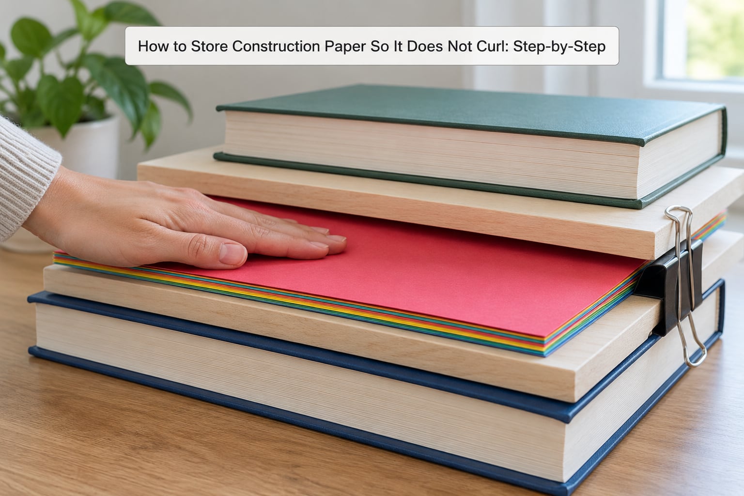 How to Store Construction Paper So It Does Not Curl: Step-by-Step