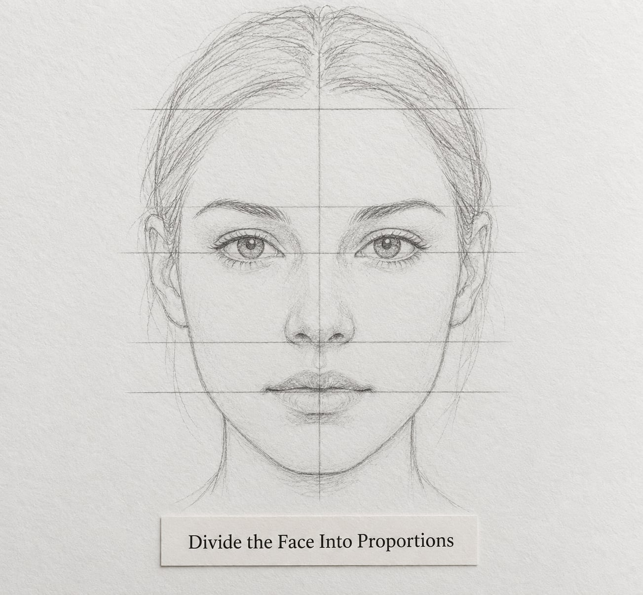 Divide the Face Into Proportions