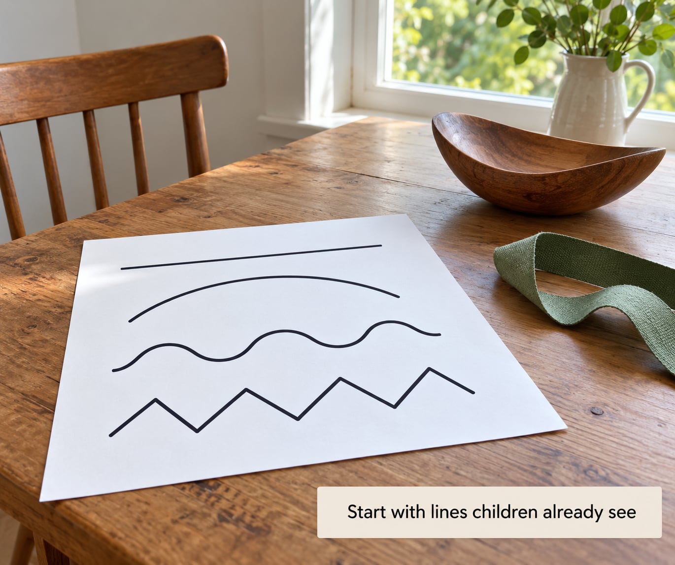 Start with lines children already see