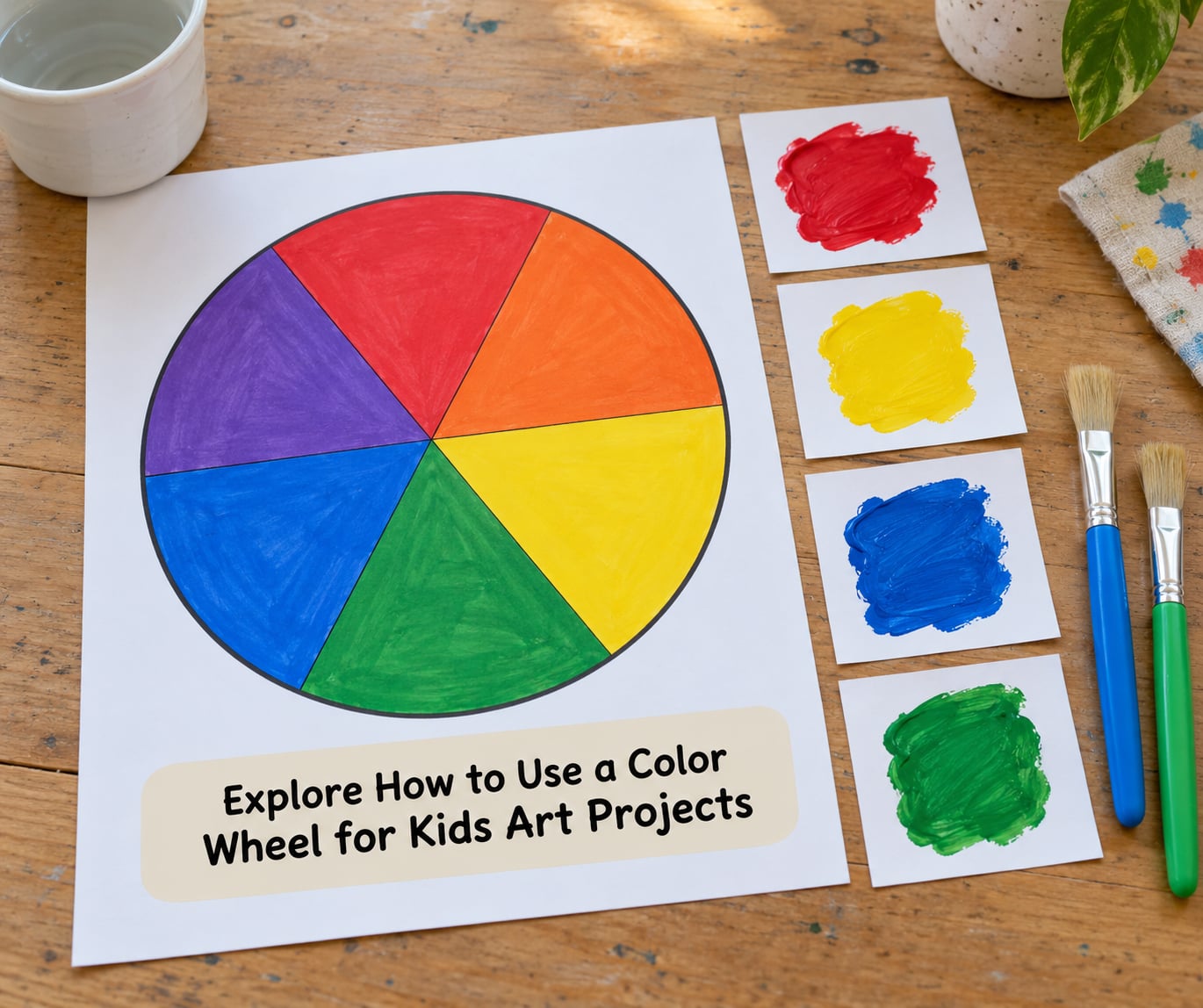 Explore How to Use a Color Wheel for Kids Art Projects