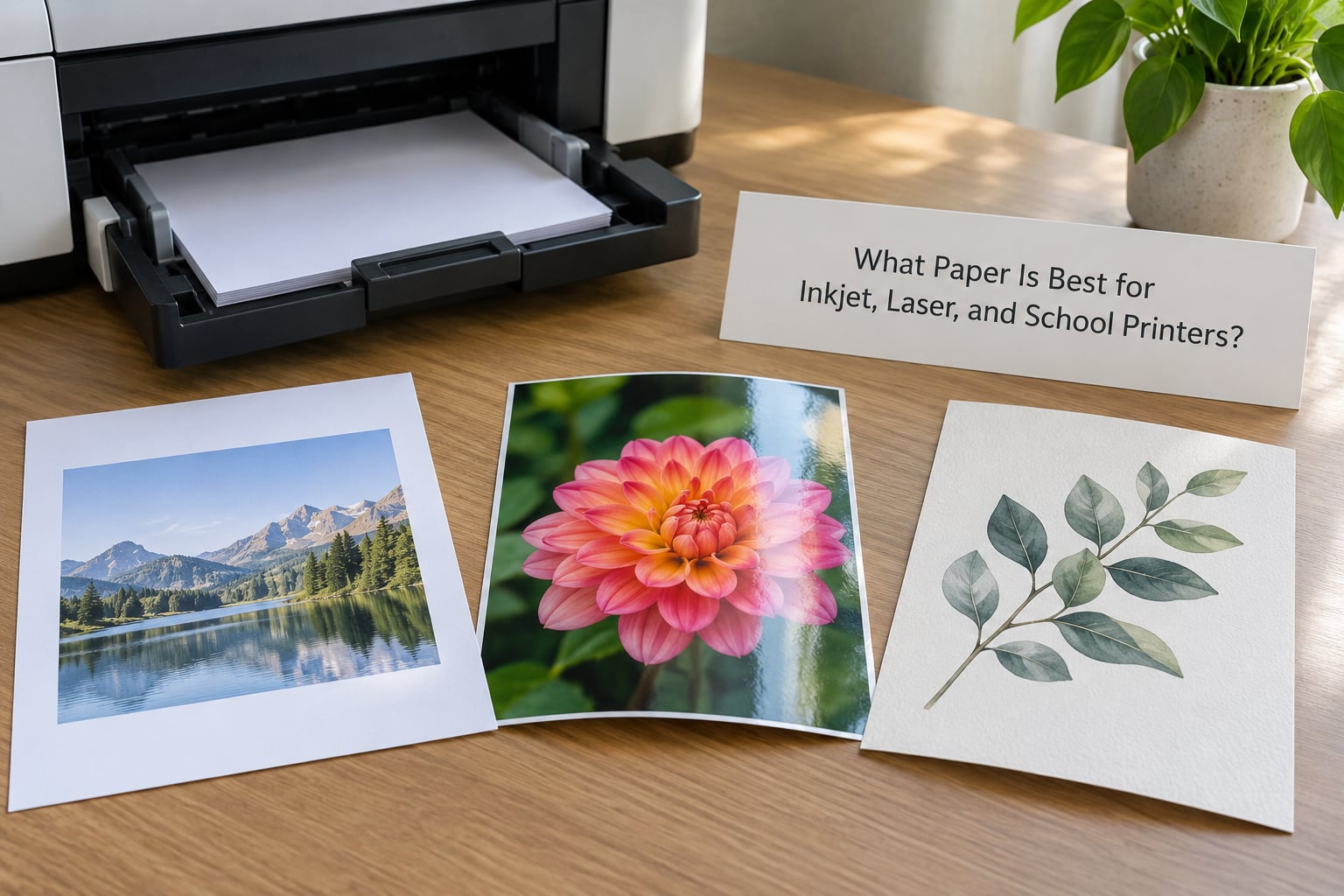 What Paper Is Best for Inkjet, Laser, and School Printers?