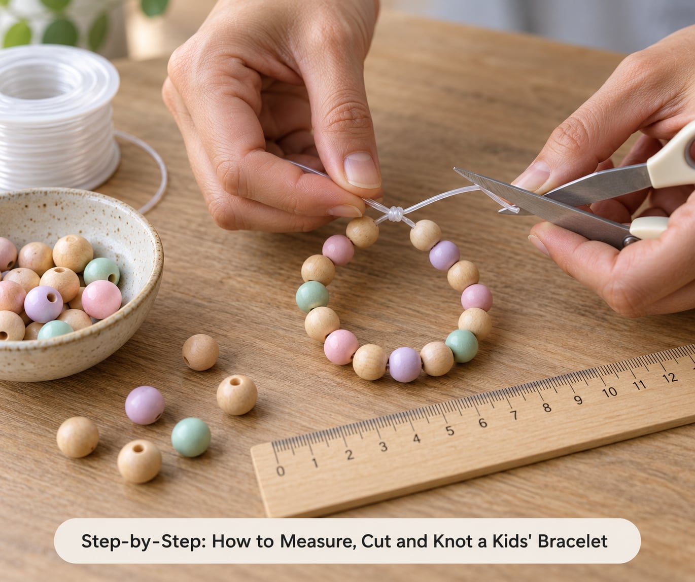 Step-by-Step: How to Measure, Cut and Knot a Kids' Bracelet