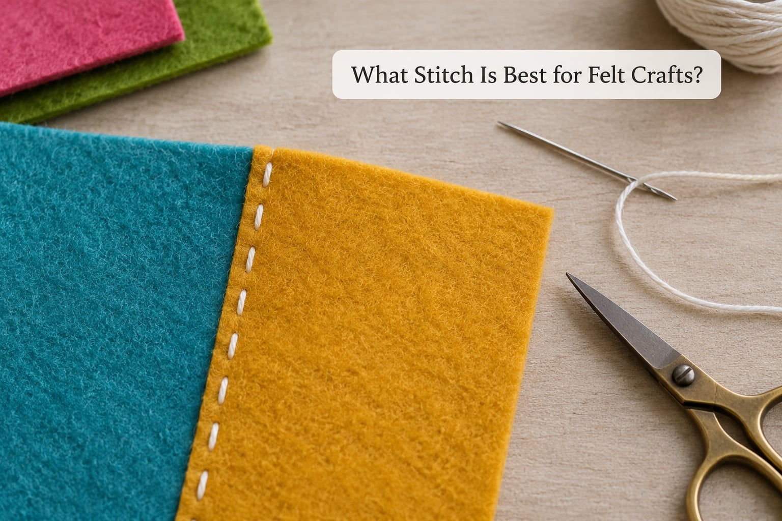 What Stitch Is Best for Felt Crafts?