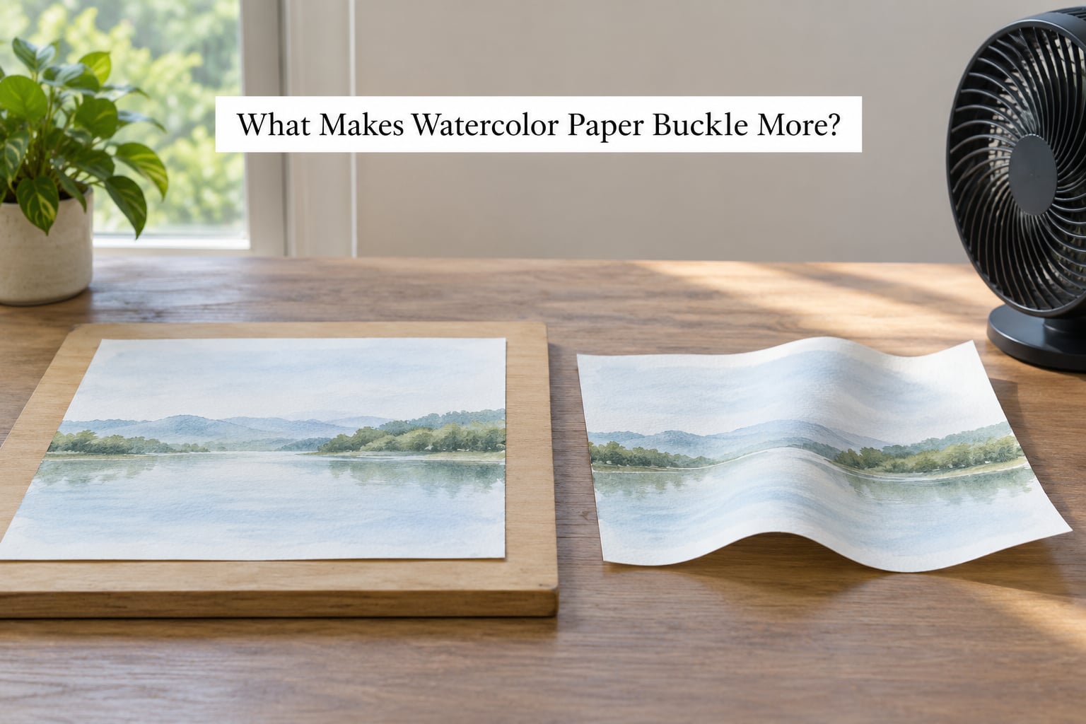 What Makes Watercolor Paper Buckle More?